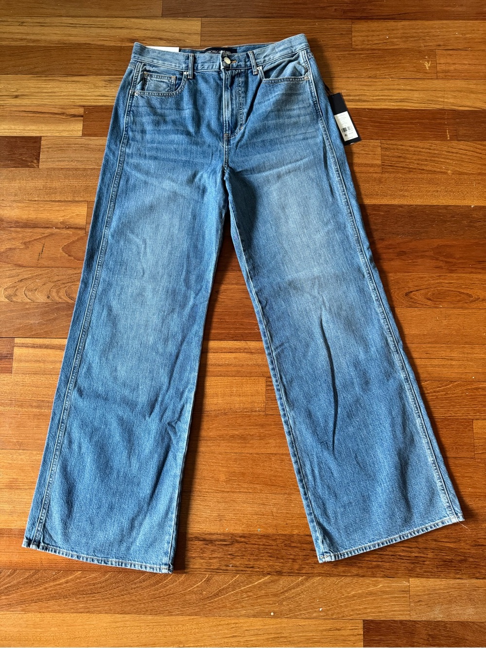 NWT Veronica Beard French Kiss Taylor High Rise Wide Leg - Picture 4 of 9